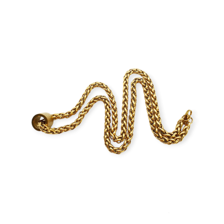 necklace steel gold wheal with washer